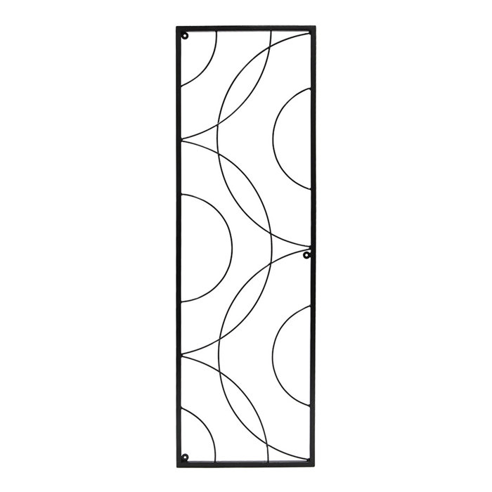 Ebern Designs Florean 42'' H x 28'' W Iron Lattice Panel Trellis
